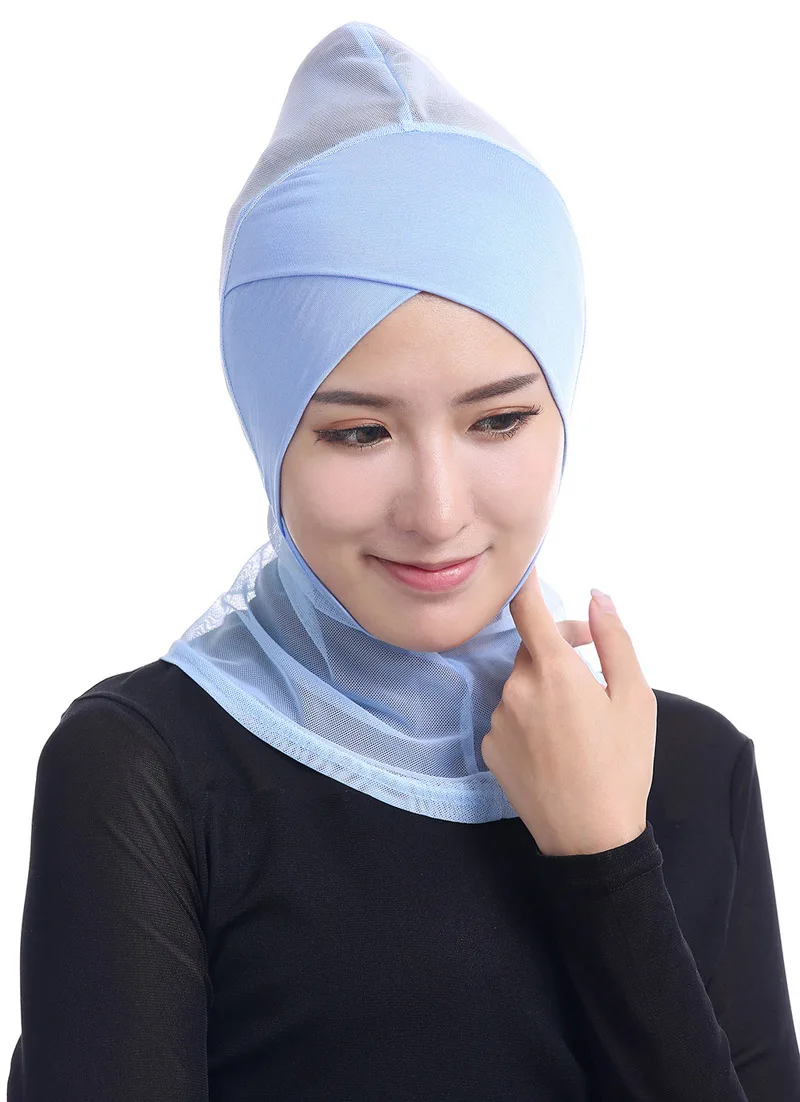 Крест мусульманский хиджаб Джерси-шарф модал эластичная шаль и обертывание женщины тюрбан femme musulman готовы носить головные шарфы - Цвет: 8