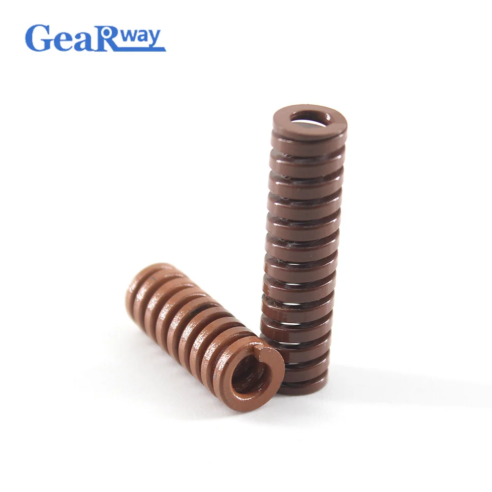 Gearway 2pcs Brown Compression Spring TB20x20/20x25/20x30/20x50/20x55mm Heaviest Loading Spiral Stamping Die | Обустройство дома