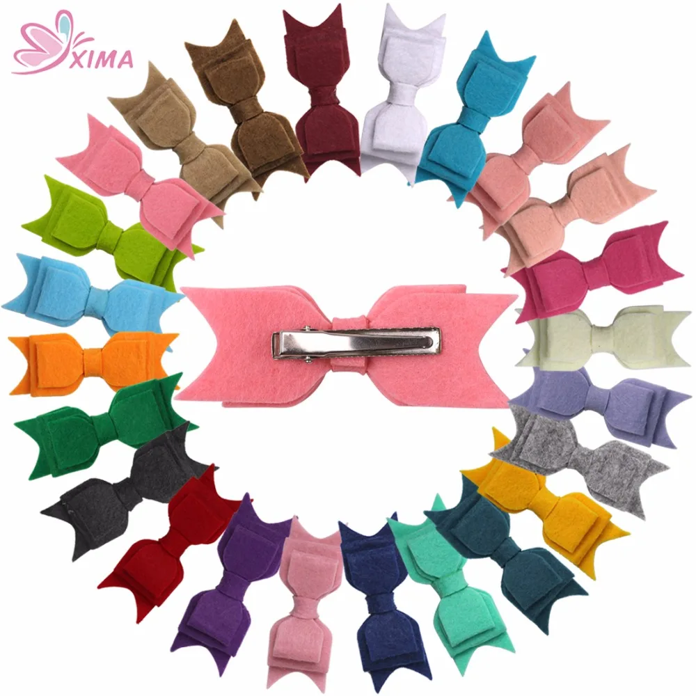 Aliexpress buy xima 24pcs lot fabric hair bows for kids 3 5