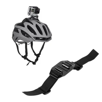 

New wholesale sports action accessory vented helmet strap mount Adjustable for gopro hero7 6 5 4 3+3 2 1 camera accessories