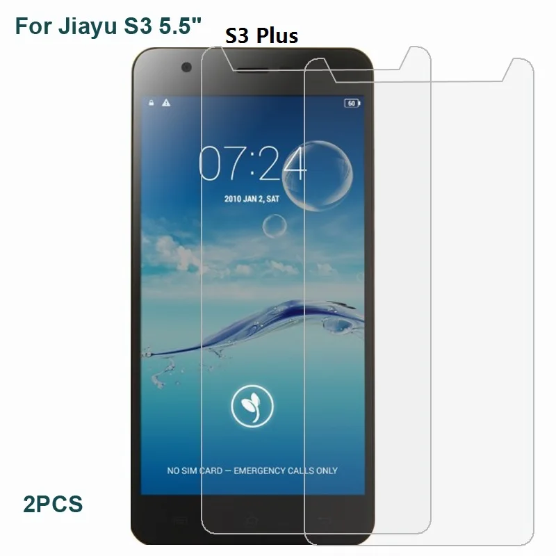 

2PCS For Jiayu S3 Telephone Glass 9H High Quality Transparent Screen Protector Film For Jiayu S3 Plus Glass Explosion-proof Film