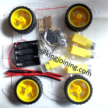 

1pcs KJ400 Free shipping 4WD Smart Robot Car Chassis Kits for arduino with Speed Encoder New