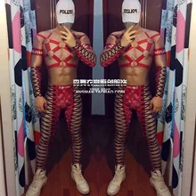 Бар певец из ночного клуба tide 3D фальшивые мускулы брюшные мышцы сексуальные комбинезоны тема вечерние мужские хип хоп костюм мужской комбинезон