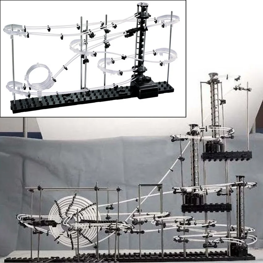 Космические рельсы Уровень 2 американские горки космические горки детские строительные игрушки