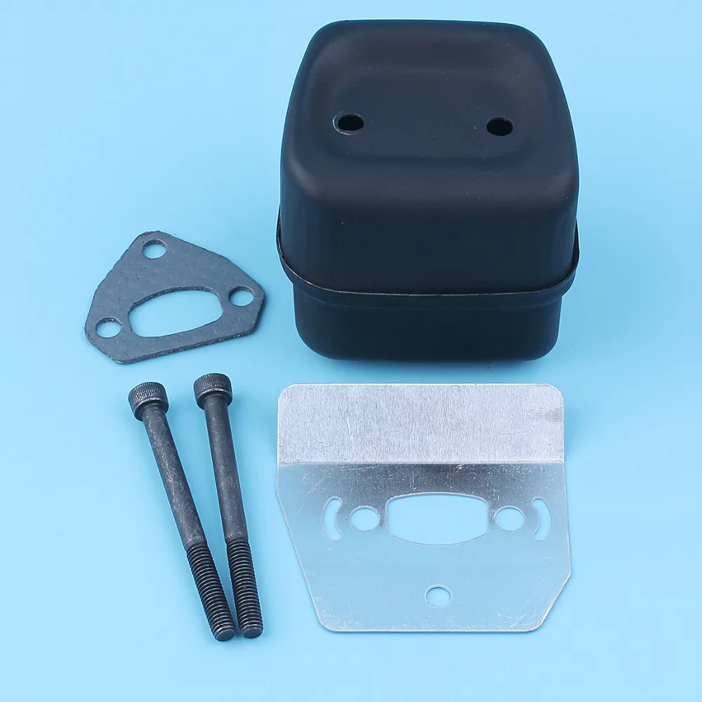 

Muffler Exhaust Silencer Kit For Jonsered 2036 2040 Chainsaw Gasket Cooling Pan Bolts 530069415 Replacement Spare Part