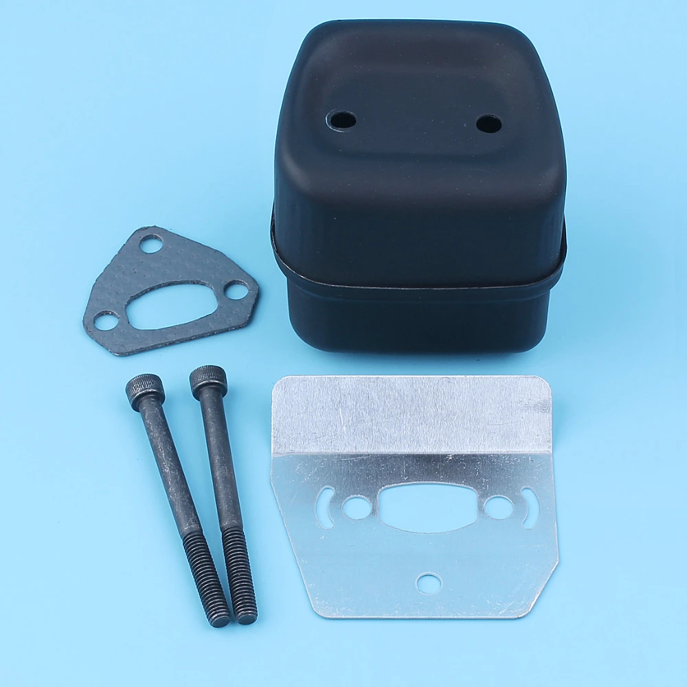 Muffler Exhaust Silencer Kit For Jonsered 2036 2040 Chainsaw Gasket