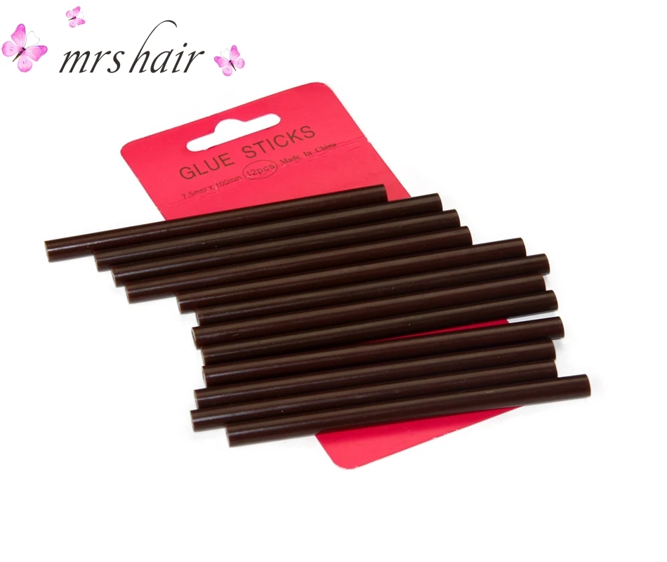 Keratin Glue Sticks 12pc/pack Hot Melt Glue Sticks 10mm*7mm Professional Hair Tools 5 Colors For Fusion Keratin Hair Extensions Keratin Glue Sticks 12pc/pack Hot Melt Glue Sticks 10mm*7mm Professional Hair Tools 5 Colors For Fusion Keratin Hair Extensions