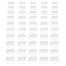 500 шт Профессиональные Накладные ногти полное покрытие Маникюр Французский маникюр Советы для дизайна ногтей ясно
