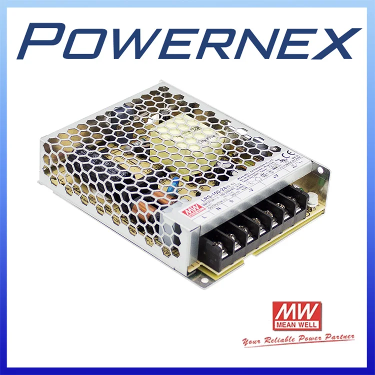 

[PowerNex] MEAN WELL original LRS-100-24 24v 4.5A meanwell LRS-100 24V 108W Single Output Switching Power Supply