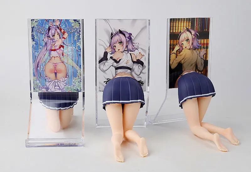 Edição do Telefone Suporte do Telefone Figuras de Ação Presente para Amigos do Menino com Caixa Recomendar Alta Qualidade Celular Menina Móvel Pvc Bonito Modelo 3 menina suporte do telefone móvel pvc figuras