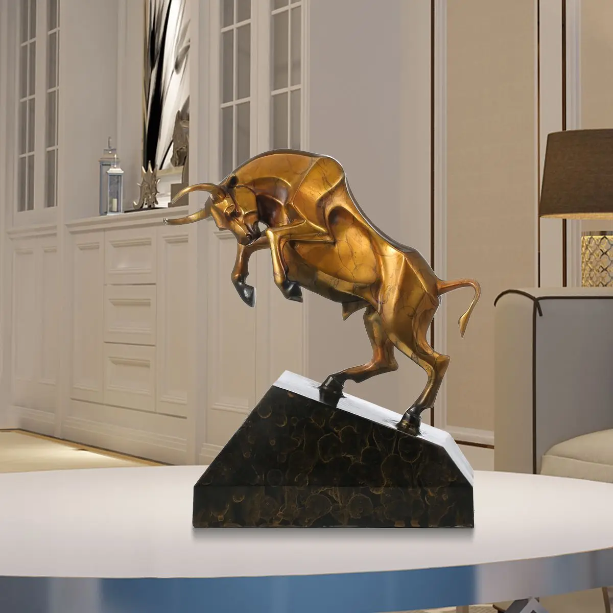 Metal Sculpture Chinese Style Cattle Unstoppable Tooarts Handmade Bronze Modern Art Home Decoration Furnishings Statues Sculptures Aliexpress Metal Sculpture Chinese Style Cattle