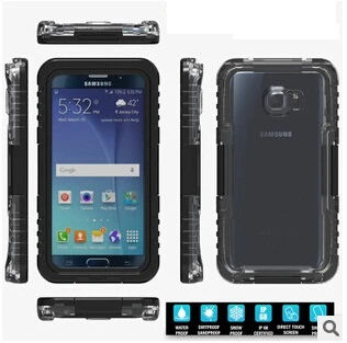 Funda impermeable para Samsung Galaxy S6 Edge Plus, cubierta transparente impermeable natación y buceo, samsung 5|case for samsung galaxy|case for samsungwaterproof - AliExpress