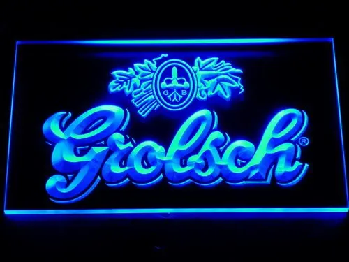 007 Grolsch пивной бар Pub Club Новый светодиодный неоновый знак с переключателем