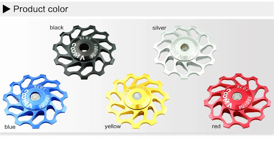 CNC шкив из алюминиевого сплава колеса для Shimano& Sram XX, XO, X9, X7 задний механический переключатель, 11 T, Pu001