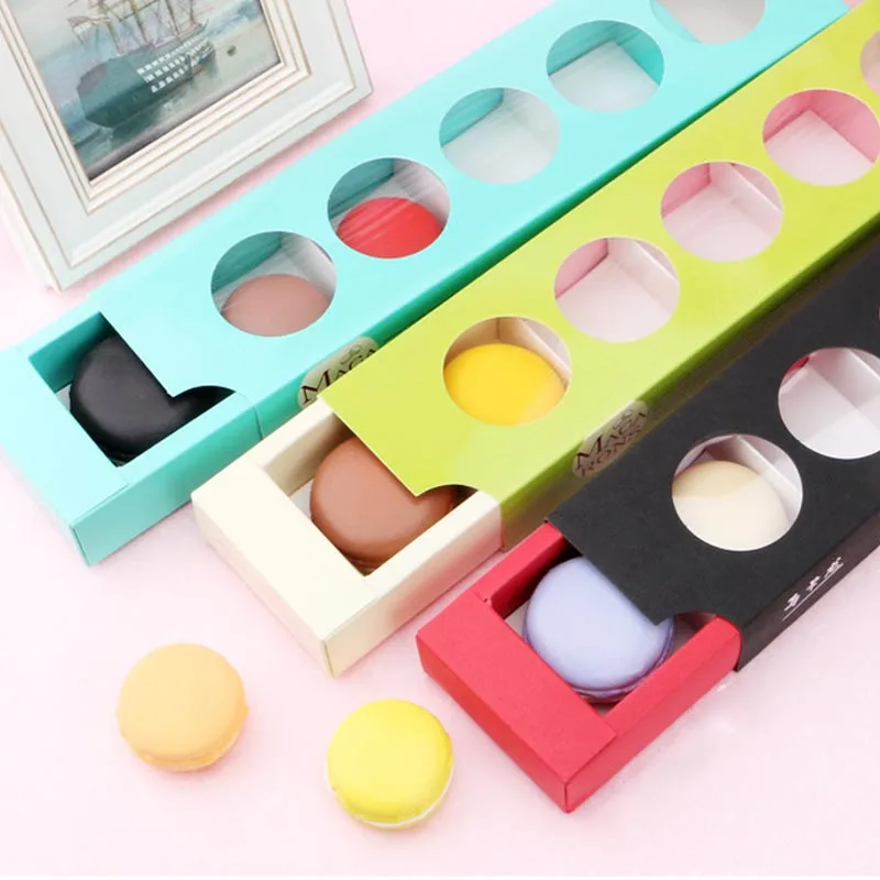 Exquisite Hollow Macaron Gift Box Cookie Chocolate Candy ...