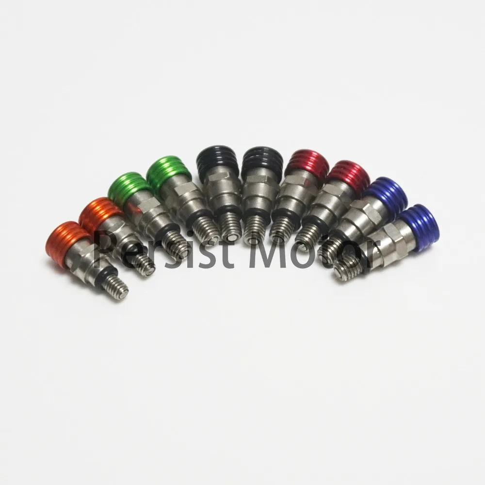 NICECNC M5x0.8 Fork Air Bleeder Pressure Relief Valves For Kawasaki KX