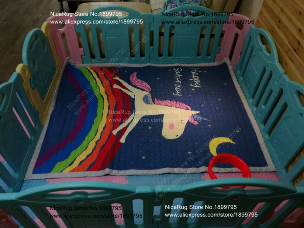 NC107 review KIDS sit on mat 70 rainbow