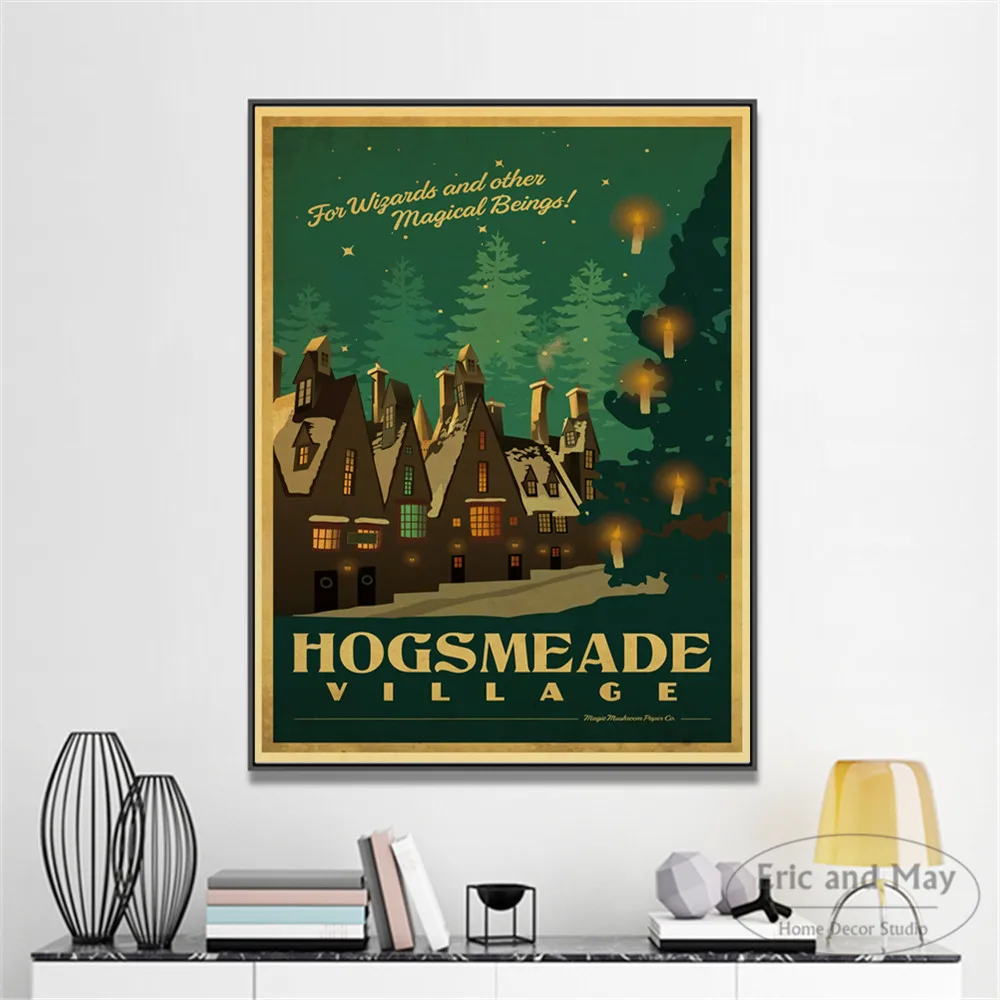 Hogwarts School Hogsmeade Тур плакаты и принты холст живопись настенные картины для гостиной украшения домашний Декор без рамы