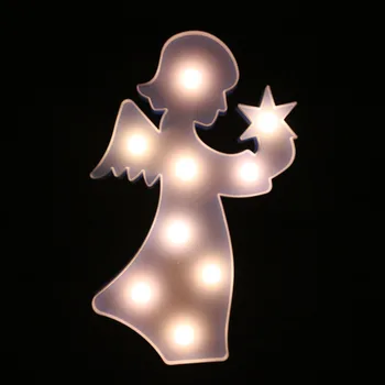 

LED Table Night New LED Flamingo Unicorn Night Lights Marquee Sign Party Wall Lamp Luminaria Animal LED Home Decor Lights Gift