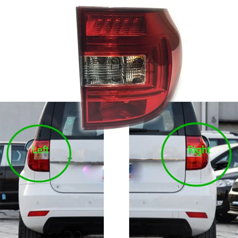 

Rear Left Right Tail Light Lamp Housing Assembly For Skoda yeti Hatchback