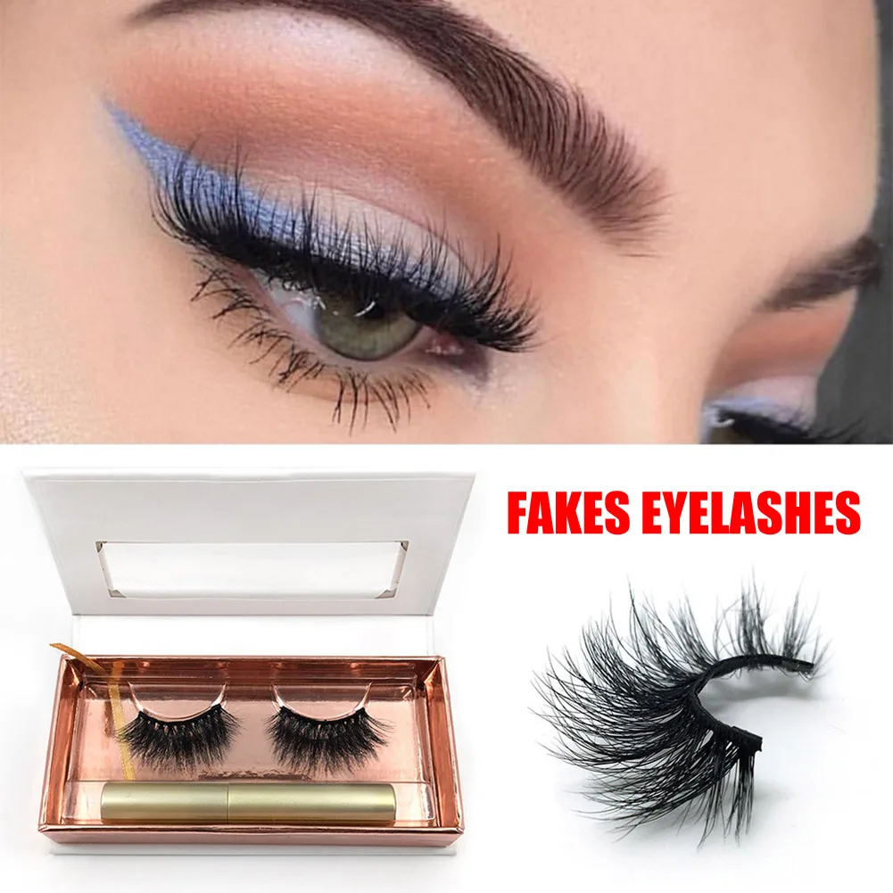 

2019 Hot sale Liquid Eyeliner with Waterproof 3D Magnetic Extension False Eyelashes Makeup Kit