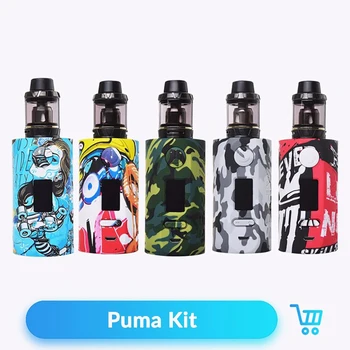 

original Vapor Storm 230 Puma Kit 200W with Hawk Atomizer Tank for 510 Thread Vaporizer Vape Liquid Box Mod Vaper Pen Kits