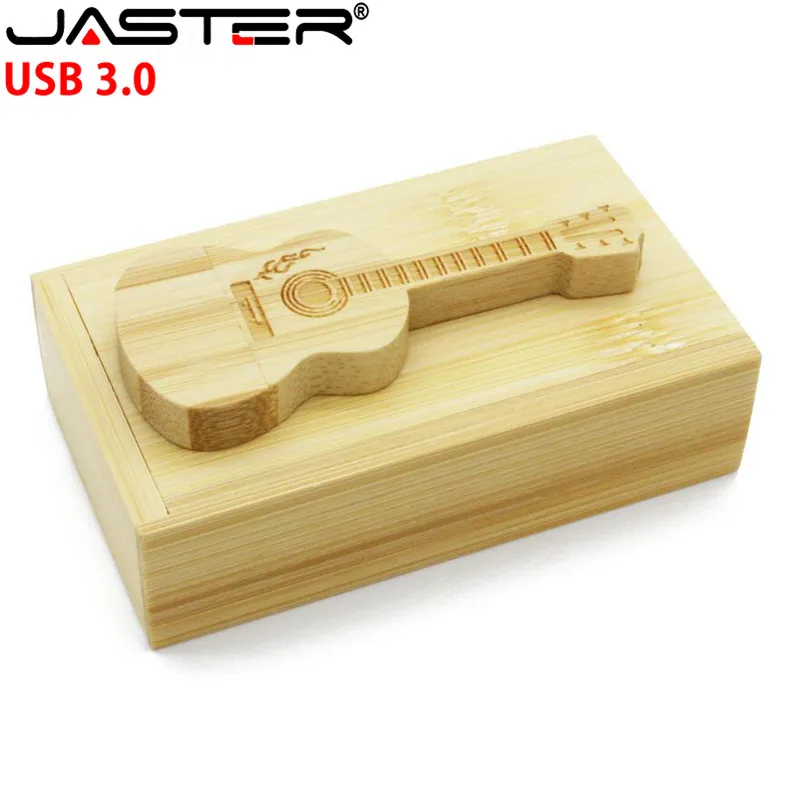 JASTER Wood usb 3,0 гитара+ коробка стиль Флешка 4 ГБ 8 ГБ 16 ГБ 32 ГБ usb3.0 usb флеш-накопитель pendriveN более 10 шт запись