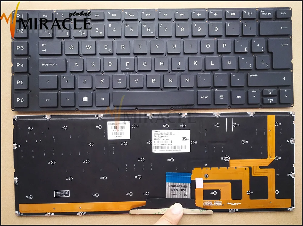 Клавиатура с испанской раскладкой для ноутбука HP OMEN 15 5000 5003TX 5013TX SP/LA|keyboard for hp|laptop