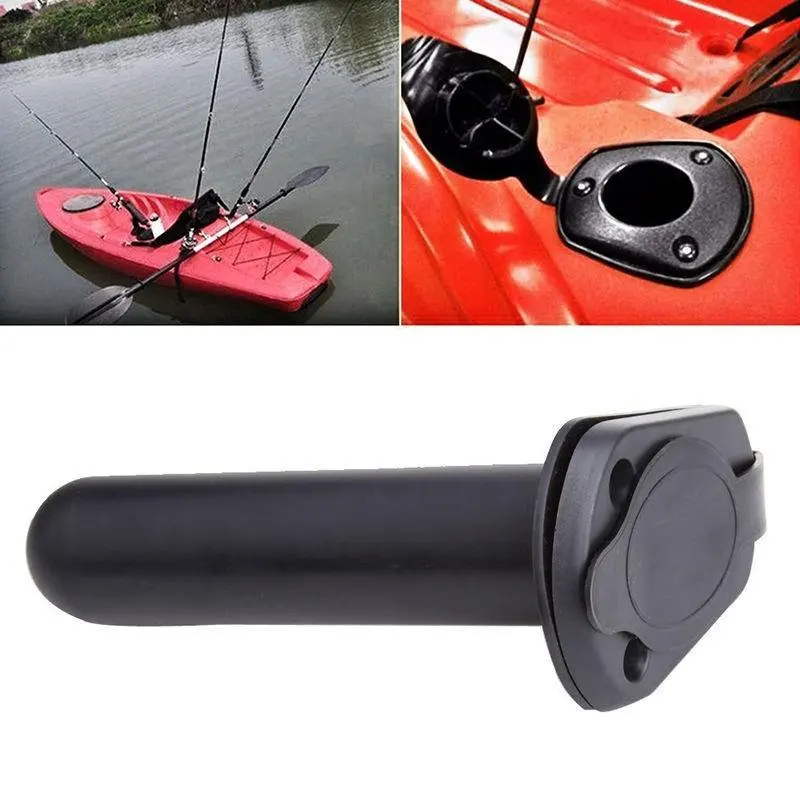 Fishing Flush Mount Rod Rests for Kayak Canoe Cap Cover Boat Rod