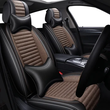 

New Flax Universal auto Car seat covers For chevrolet blazer caprice captiva cobalt colorado cruze epica equinox of 2018 2017