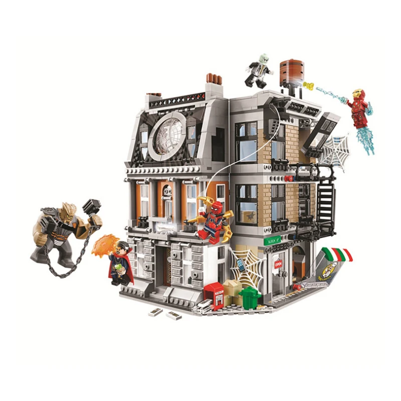 

Bela 10840 Marvel Avengers Infinity War Sanctum Sanctorum Showdown Building Blocks Toys Compatible With Legoings Thanos 76108