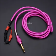 1 шт. розовый цвет шнур для татуировочной машинки источник питания педаль переключатель для тату-машина пистолет мотор пулемет