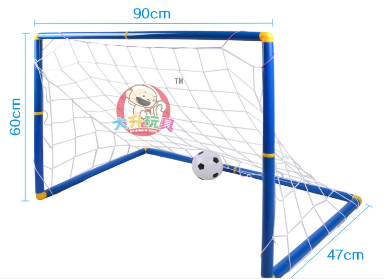 90 см нетоксичные пластиковые футбольные ворота детские сетка для футбольных ворот детские спортивная игрушка для игр на открытом воздухе с мячом и насосом