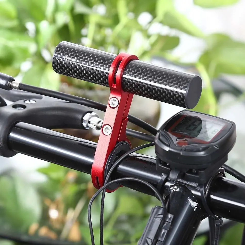 Bike Handlebar Extender Bicycle Light Bell Computer Handle Bar Mount
