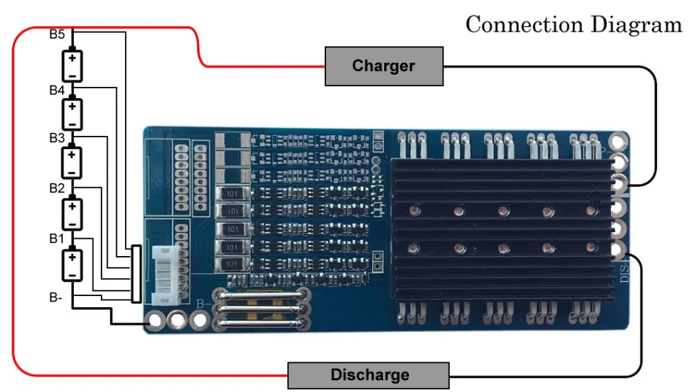 Защитная схема Φ 30A BMS PCM PCB плата для литий ионного аккумулятора 18 5 в|battery protection