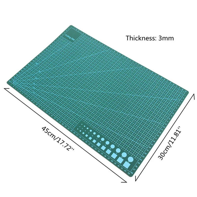 KiWarm-Useful-A3-Plastic-Non-Slip-Professional-Cutting-Mat-Patchwork-Double-Sided-Cutting-Plate-for-Leather