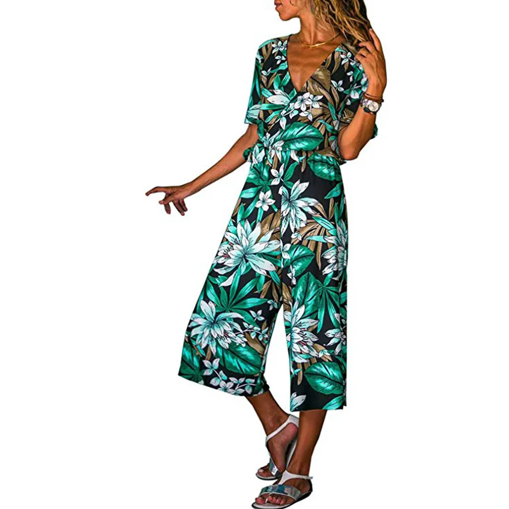 ladies cropped jumpsuits