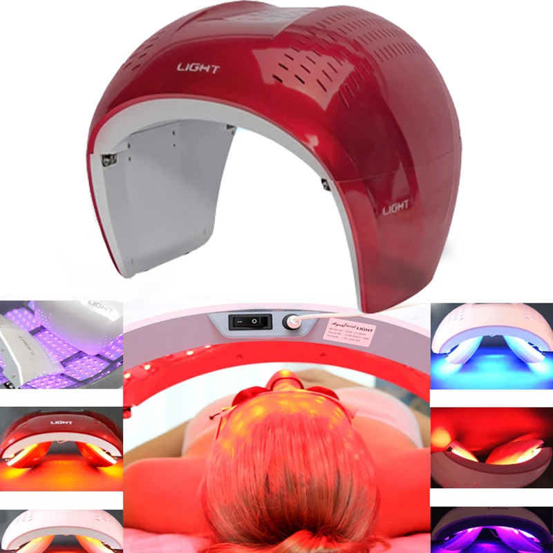 Best  Professional Photon PDT Led Light Facial Mask Machine 4 Colors LED Light Treatment Face Acne Whiten