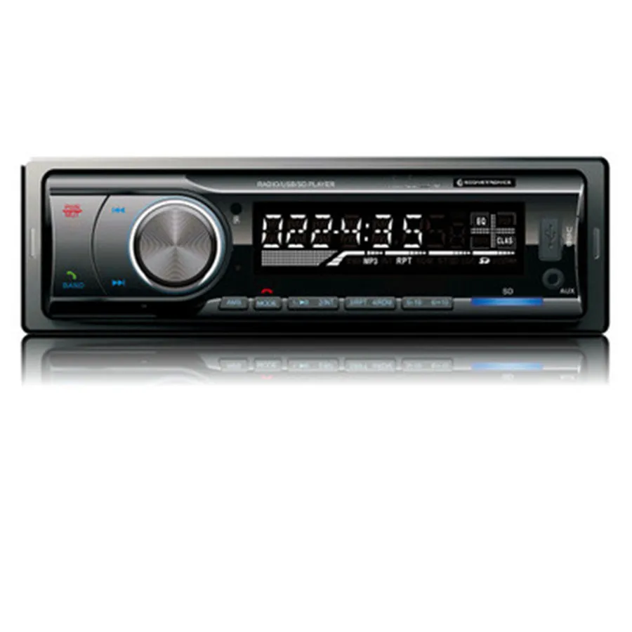12V Автомобильный MP3-плеер Радио стерео цифровой Bluetooth FM аудио Музыка USB/SD с четырехъядерным процессором In Dash AUX Вход