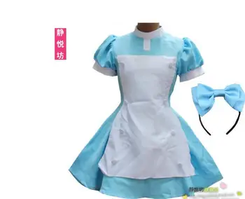 

Love Live! Minami Kotori maid clothes dress Cosplay Costume Maid Lolita Apron Dress halloween party