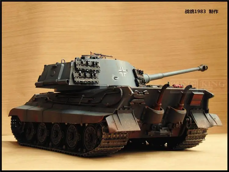 KNL хобби 1:16 HENG длинный пульт дистанционного управления модель танка Tiger 2RC