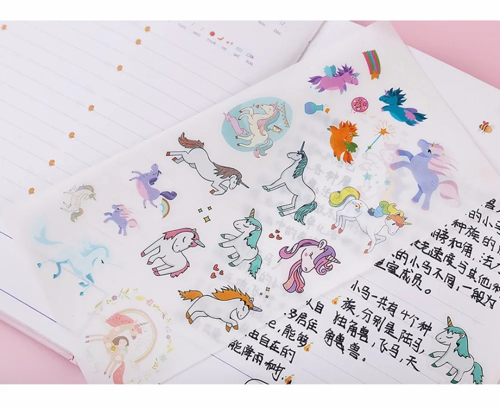 Unicorn stickers (8)