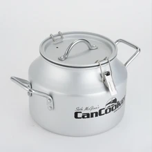 Плато само-Вождение дикий Кемпинг туристическая из алюминиевого сплава горшок портативный высокого давления семья открытый огонь мультяшная чашка