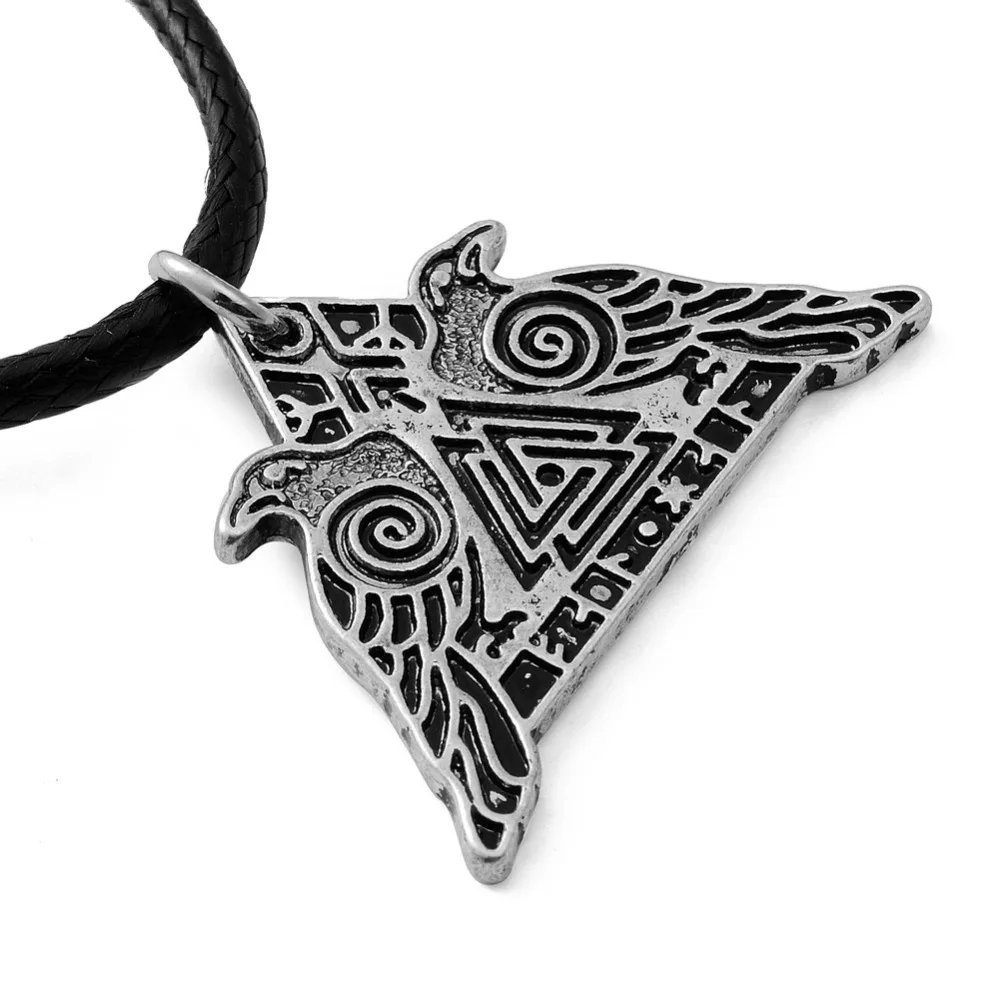 LANGHONG 10 шт Norse подвеска с символикой викингов Valknut Raven Warrior Valkyrie Odin's Huginn and Muninn