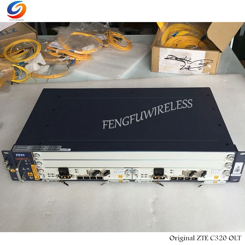 100% Новый оригинальный ZTE OLT ZXA10 C320 2U оптическая линия терминальное оборудование GPON