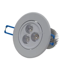 10 шт./лот Новинка 3x3 W затемнения светодиодный Люстра Белый Скрытый точечный свет