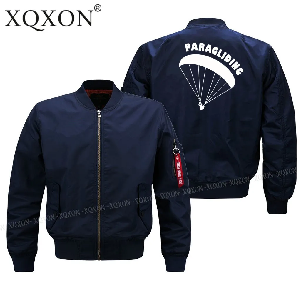 

XQXON-2018 man new pilot jacket Good quality design paragliding design men Coats Jackets (Customizable) top J100