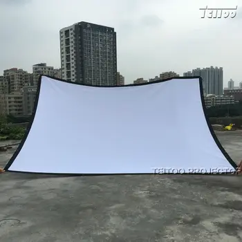 

Free Shipping 250 Inch 4:3 High Quality HD Projector Screen Film Fast Folding Screen Assembling Portable Outdoor Office Home Use