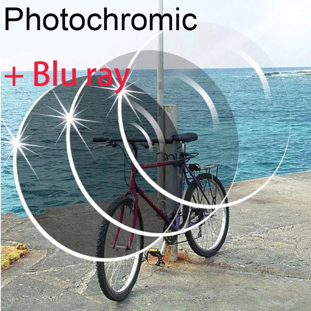 Tanie Anti blue obiektyw światła żywica krótkowzroczność do czytania okulary do czytania Lente Gafas na receptę soczewki fotochromowe szary