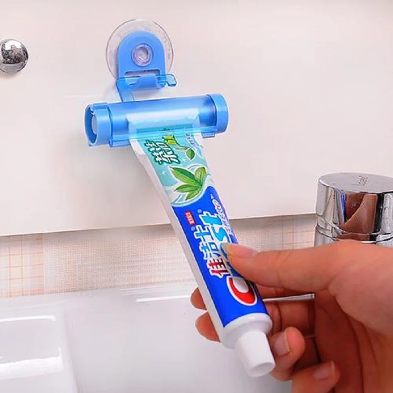 Buy 1pcs Cute Rolling Squeezer Toothpaste Dispenser Tube Partner Hanging Holder